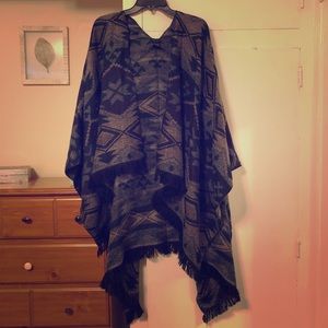 Aztec Print Shall Cardigan OS